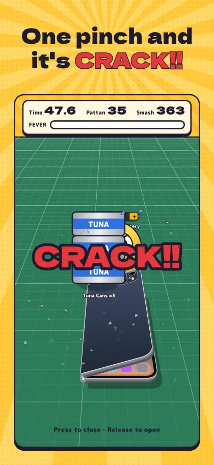Game over with a cracked screen
