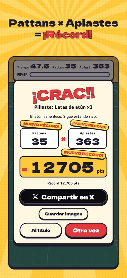 Pantalla de resultados